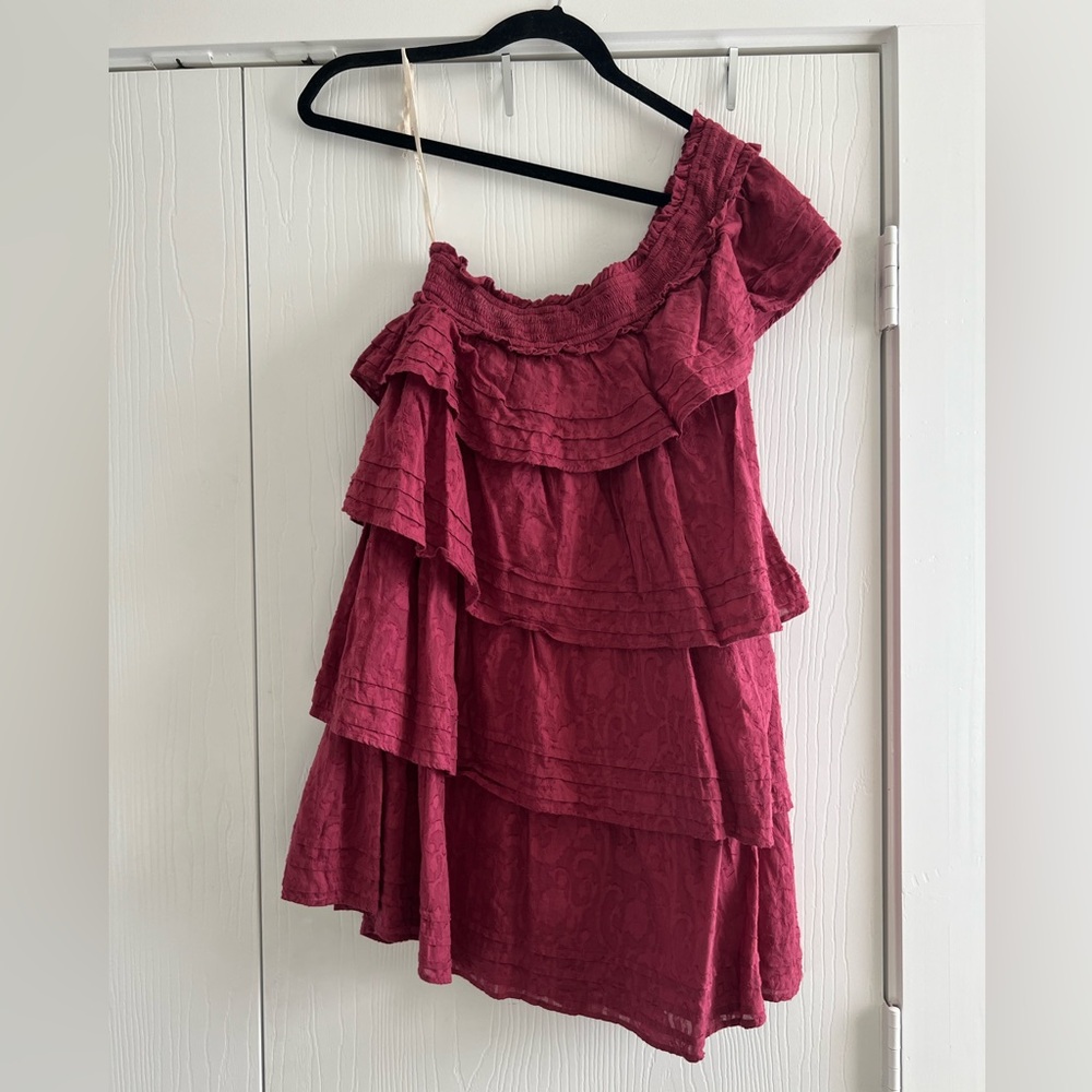 Cleobella One Shoulder Cosette Mini Dress - M - Picture 4 of 14